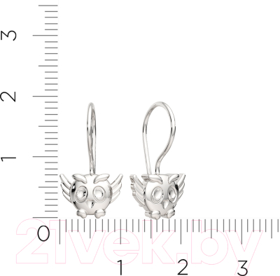 Серьги из серебра ZORKA 0300363
