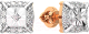 Серьги из комбинированного золота ZORKA 3D00230.14K.B (с бриллиантами) - 