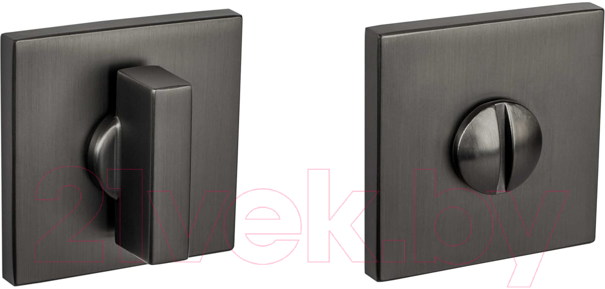 Фиксатор дверной защелки Ренц INBK 03 Slim MBN (черный матовый никель)