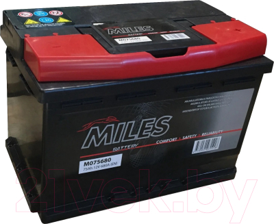 Автомобильный аккумулятор Miles R+ MIL750E (75 А/ч)