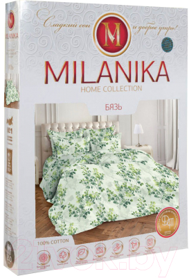 Комплект постельного белья Milanika Компари 2сп с европростыней (бязь)