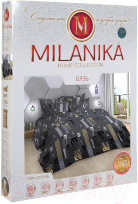 Комплект постельного белья Milanika Пальмира Семейный (бязь)