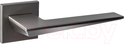 Ручка дверная Ренц Кроне / INDH 320-03 Slim MBN (черный никель матовый)