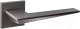 Ручка дверная Ренц Кроне / INDH 320-03 Slim MBN (черный никель матовый) - 