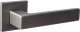 Ручка дверная Ренц Корсико / INDH 323-03 Slim MBN (черный никель матовый) - 