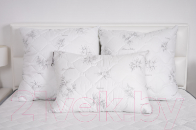 Подушка для сна Milanika Бамбук на молнии Премиум 48x68