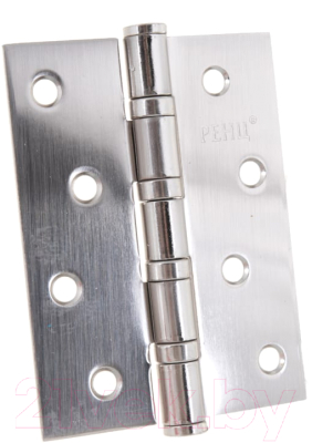 Комплект петель дверных Ренц IN100-4BB FH SN (2шт, никель матовый)