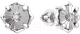 Серьги из серебра ZORKA 03D0002 (с бриллиантами) - 