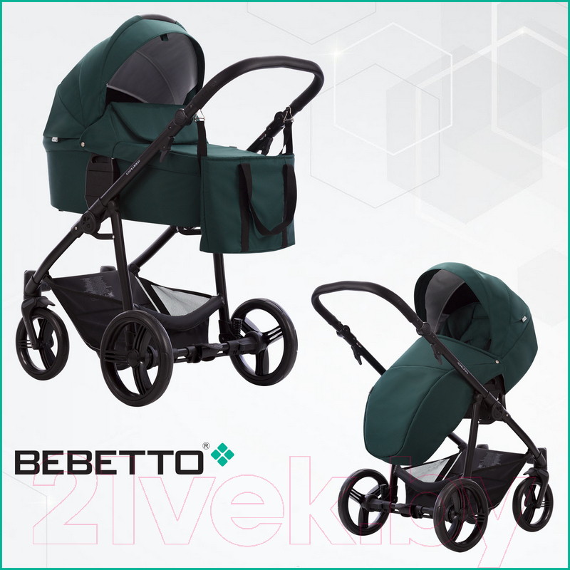 Детская универсальная коляска Bebetto Explorer Air 2 в 1