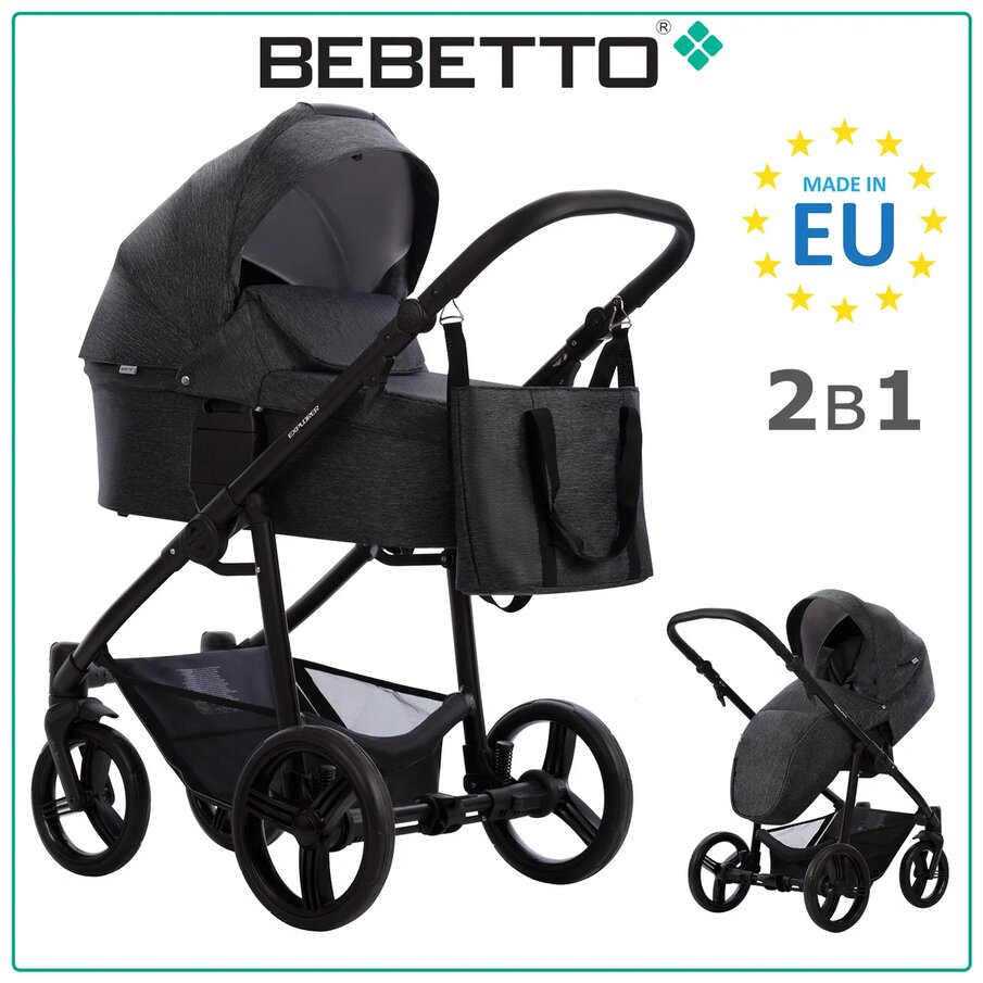 Детская универсальная коляска Bebetto Explorer Air Lux 2 в 1