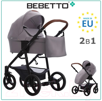 Детская универсальная коляска Bebetto Kitelli 2 в 1 (03/черная рама)