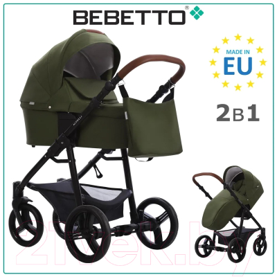 Детская универсальная коляска Bebetto Kitelli 2 в 1 (05/черная рама)