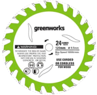 Пильный диск Greenworks 1501207 (2952507) - 