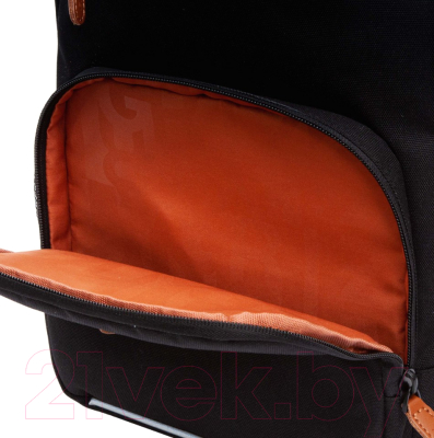 Школьный рюкзак Grizzly RB-455-1 (черный/коричневый)