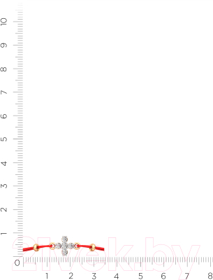 Браслет из розового золота ZORKA 670028.14K.R.ZZ.02 (с фианитами)