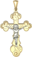 Крестик из розового золота ZORKA 410015.1.14K.B.REL - 