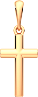 Крестик из розового золота ZORKA 410027.14K.R.REL - 