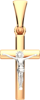 Крестик из розового золота ZORKA 410029.14K.B.REL - 