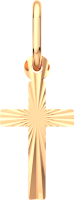 Крестик из розового золота ZORKA 411033.14K.R.REL - 