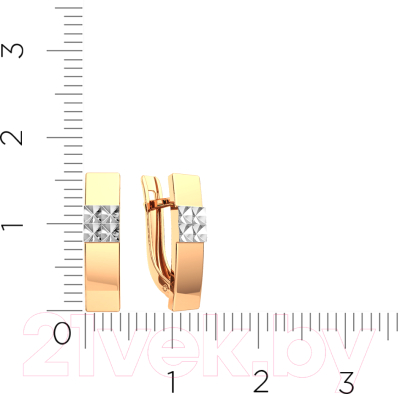 Серьги из розового золота ZORKA 300349.14K.R.ZZ