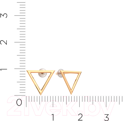 Серьги из розового золота ZORKA 300154S.14K.R