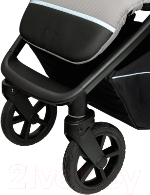 Детская прогулочная коляска INDIGO Legend (бежевый/серый)