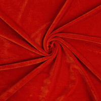 Ткань для творчества Страна Карнавалия Лоскут. Велюр на трикотажной основе / 9949612 (рыже-коричневый) - 