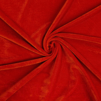 Ткань для творчества Страна Карнавалия Лоскут. Велюр на трикотажной основе / 9949612 (рыже-коричневый)