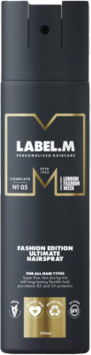 Лак для укладки волос Label.M Fashion Edition Ultimate Hairspray (250мл)