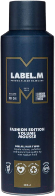 Мусс для укладки волос Label.M Fashion Edition Volume Mousse (200мл)