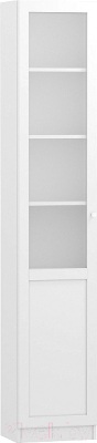 Шкаф-пенал с витриной Глазов Харрис 31 (белый)