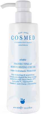 Крем для тела Cosmed Cosmeceuticals Atopia Protecting&Moisturizing для сухой и очень сухой кожи (400мл)