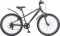 Велосипед STELS Navigator 24 400 V F020 / LU097253 (12, серый/зеленый) - 