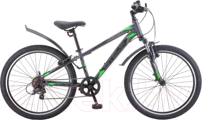 Велосипед STELS Navigator 24 400 V F020 / LU097253 (12, серый/зеленый)