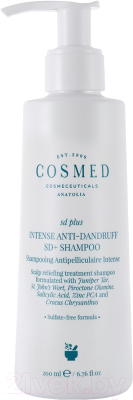 Шампунь для волос Cosmed Cosmeceuticals Intense Anti Dandruff SD+ Против перхоти (200мл)