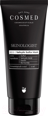 Маска для лица кремовая Cosmed Cosmeceuticals Skinologist Salicylic Sulfur Mask (75мл)