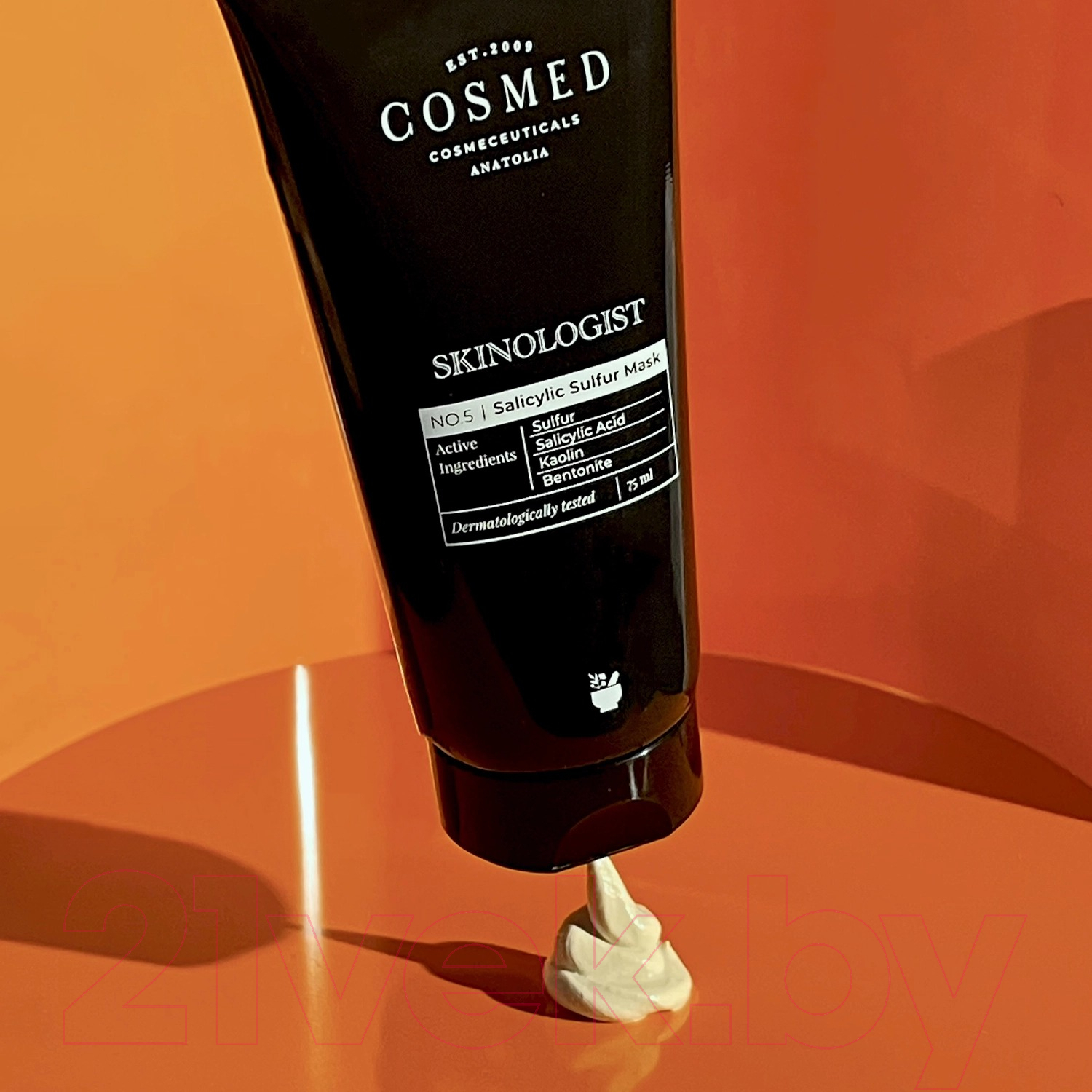 Маска для лица кремовая Cosmed Cosmeceuticals Skinologist Salicylic Sulfur Mask (75мл) — фото 2