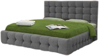 Двуспальная кровать Асмана Двойная-3 160x200 (банни 10/пуговицы) - 