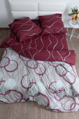 Изображение товара Комплект постельного белья Milanika Тесла Семейный (поплин)