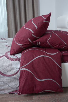 Изображение товара Комплект постельного белья Milanika Тесла Семейный (поплин)