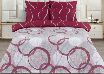 Изображение товара Комплект постельного белья Milanika Тесла Семейный (поплин)