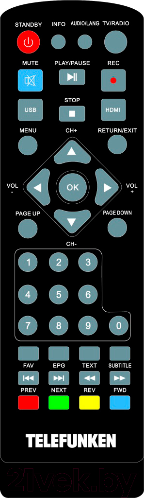 Тюнер цифрового телевидения Telefunken TF-DVBT251