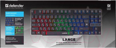 Клавиатура Defender Lance GK-012 / 45012 (черный)