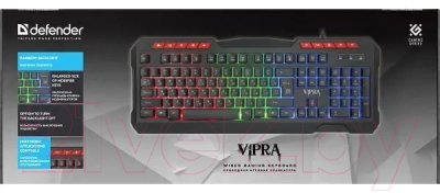 Клавиатура Defender Vipra GK-586 / 45586 (черный)
