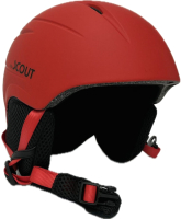 Шлем горнолыжный Ultrascout Youth Majorite Jr M06-RD S-ULSC (S, красный матовый) - 