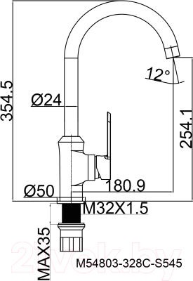 Смеситель Maxonor Pure Life PL40108-6