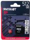 Карта памяти Patriot microSDXC 512GB EP Series UHS-I U3 V30 A1 (PEF512GEP31MCX) - 
