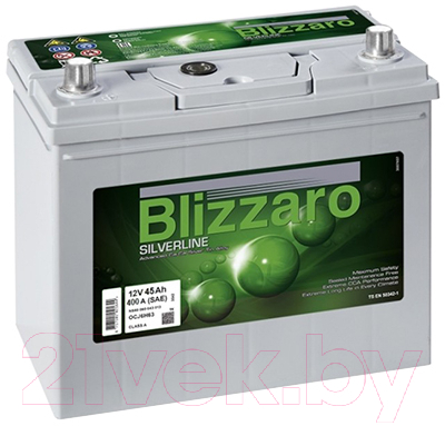 Автомобильный аккумулятор Blizzaro Silverline JIS L+ / NS60 045 040 110 (45 А/ч)