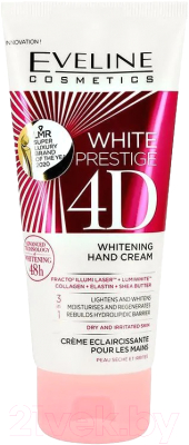 Крем для рук Eveline Cosmetics White Prestige 4D Для сухой и раздраженной кожи (100мл)