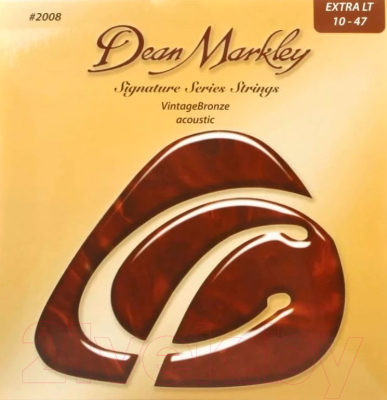 Струны для акустической гитары Dean Markley DM2008 (10-47)